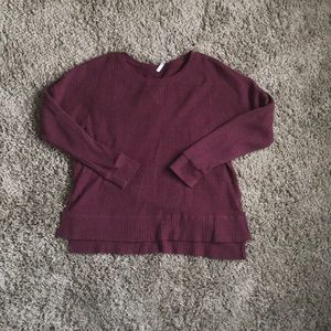Cozy Oversized Maroon Sweater